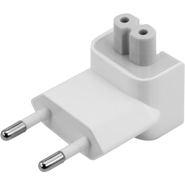2-polig duckhead EU-adapter - Kompatibel med Apple iPhone och Macb