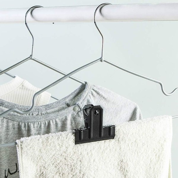 Stora tjurklämmor förtjockade, 10-pack 3 tum (svart) långa stora metall