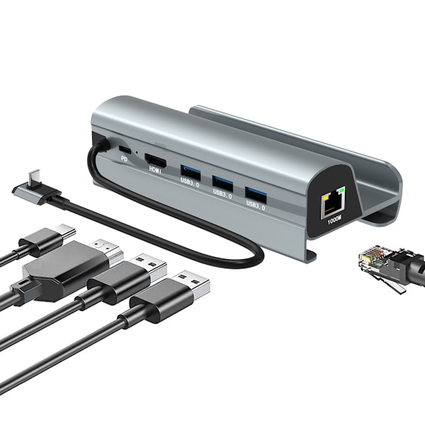 Spelkonsol Dockningsstation, Extern Laddning HDMI Gigabit Nätverk P