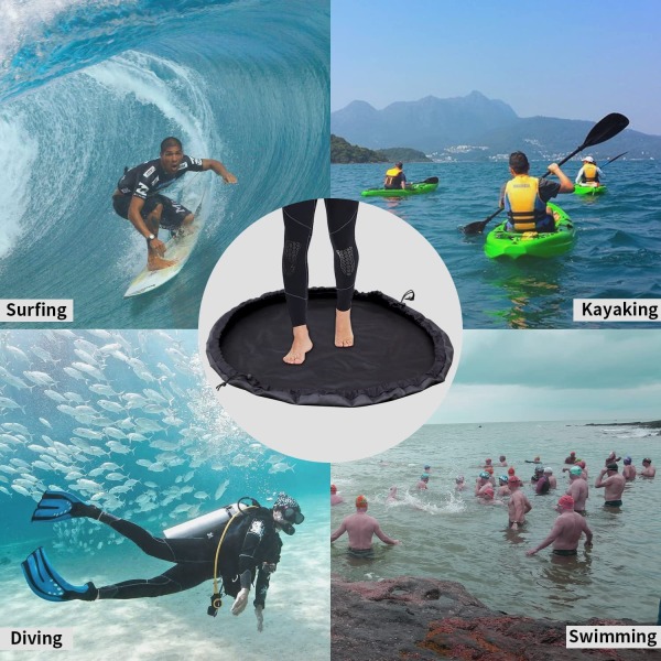Vattentät våtdräkt skötunderlägg Tillbehör för vattensporter Surfing Dykkläder Förvaring och hytter (50 cm)