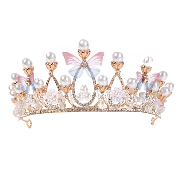 Flickor prinsessa tiara, födelsedag krona