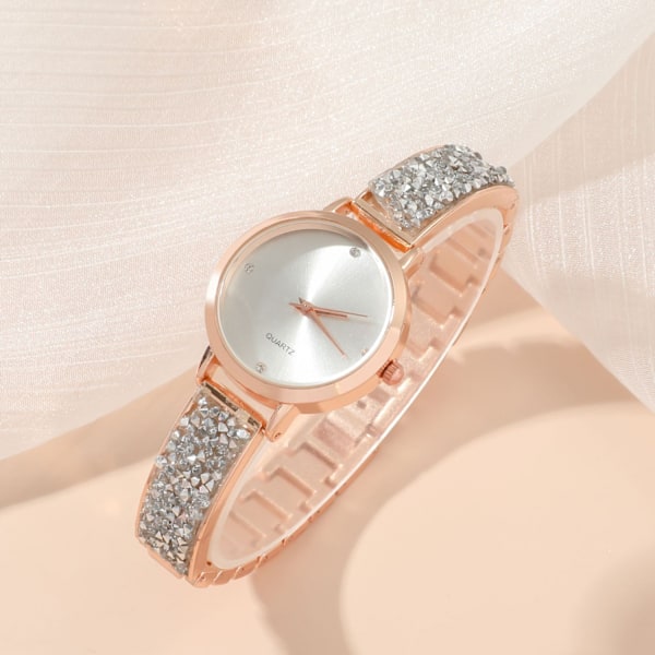 Rhinestone armband, halsband och örhängen set om 5