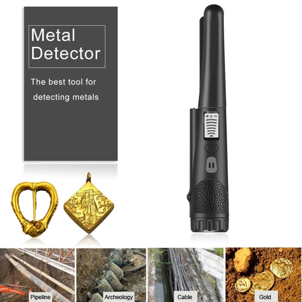 Bärbar metalldetektor Professionell Pinpointer metalldetektor