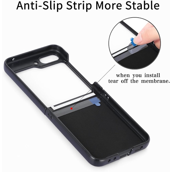 Flip Case Smartphone Case, Ultra Thin Durable Hard PC Case Case för Galaxy