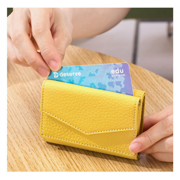 Plånbok högkvalitativt plånboksmyntfack för kvinnor RFID-skyddsläder