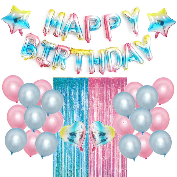 Ballong födelsedag dekoration ballonger, ballonger glitter, dekorativa