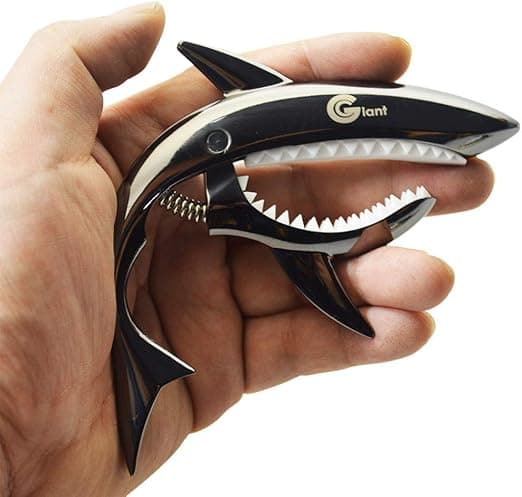 1 st Shark Guitar Capo, För Akustiska Gitarer, Elektriska Gitarer, Bas och Ukulele