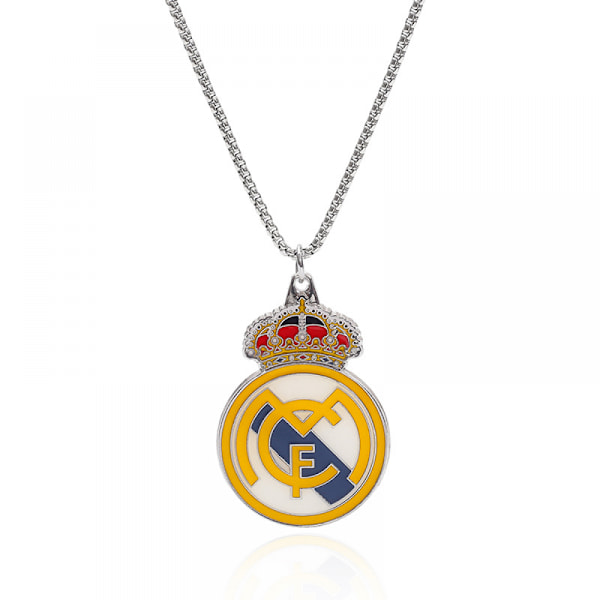 Real Madrid Fotballklubb Crest Halskjede