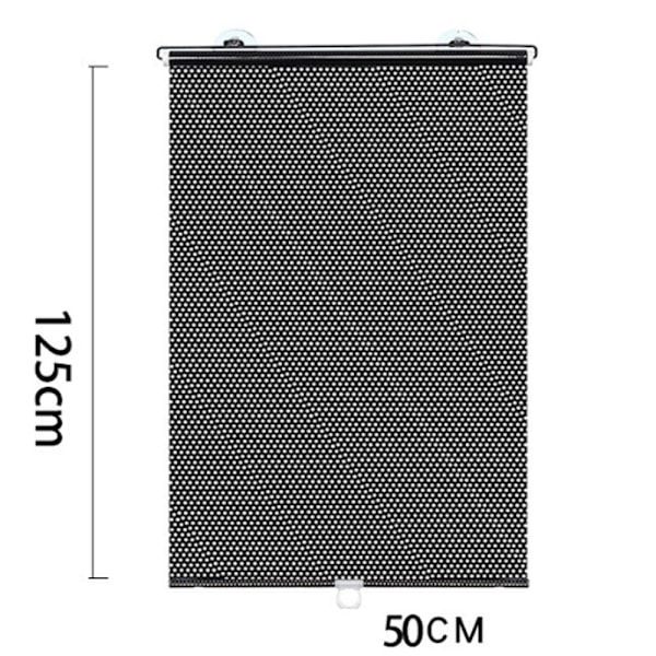 Solskydd och solskyddsgardiner (50*125cm), solskydd för bil, hem och badrum