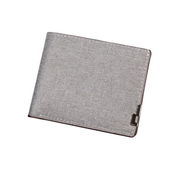1 st casual denimplånbok multifunktionell plånbok, grå