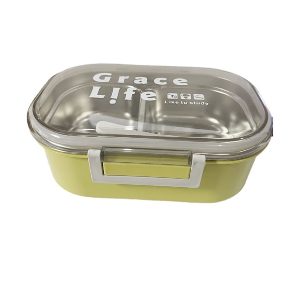(Gulgrön) Isolerad Lunchbox 304 Lunchbox i rostfritt stål