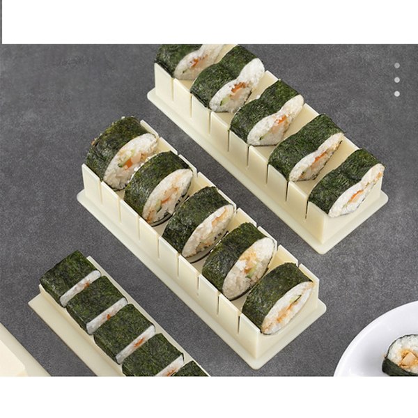 Sushi Maker Kit - Sushisett - Former - Sushilaging - Tre Former - Kjøkken - Baking