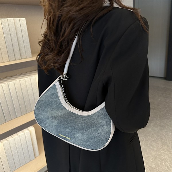 Axelväska damväska crossbody väska kan bäras som handväska h