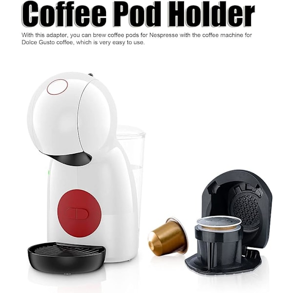 Kapselomvandlare, Kaffepodsadapter Återanvändbara Kaffepods Ada