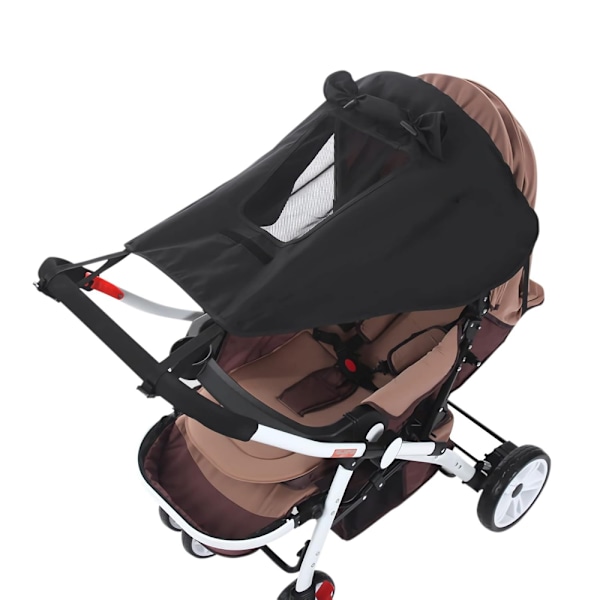 Baby Stroller Sunshade, Sunshade, UV Protection and Rainproof Cover Black