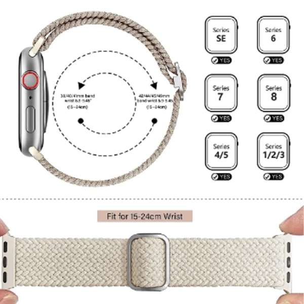 Apple Watch -rem 42/44/45/49mm, lämplig för iWatch-serien