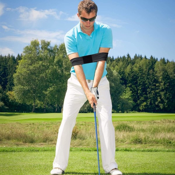 Golfträning Auxiliary Swing Arm Bälte, 2PCS Golf Swing Posture Correction Bälte Correction Muscle Mem