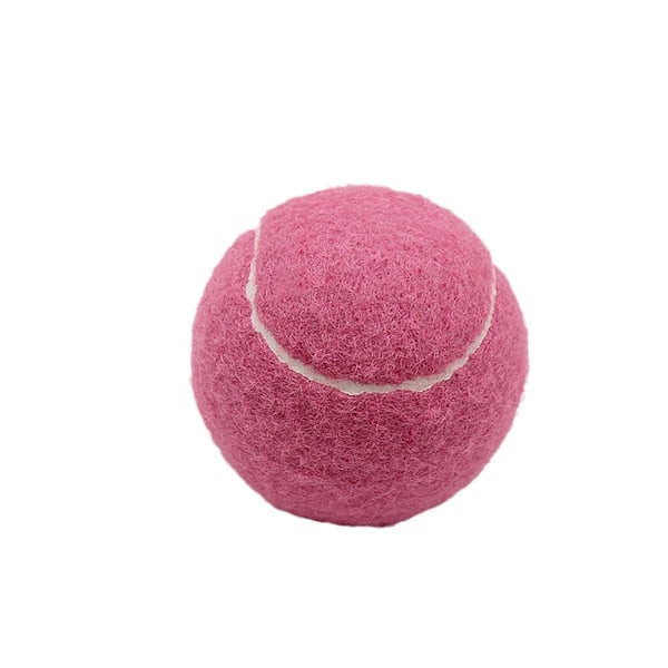 Pack of 6 - Pink - Flexible Tennis Ball - Women's Beginner's Wear-Resistant Training Ball