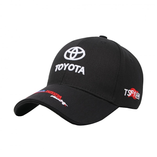 Toyota Team keps utomhus sport keps racing keps justerbar bomull keps svart