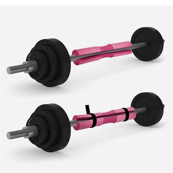 1 st Pink Barbell Squat Neck Rack Kudde Skum Axelpadda
