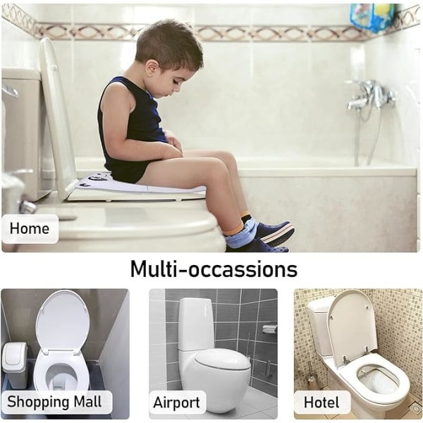Vikbar toalettsits för barn för resor Potträning, Portable Tra