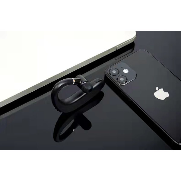 Enkelsidig Bluetooth 5.1 Headset Ultralätt Handsfree Trådlös Hörlur Ea