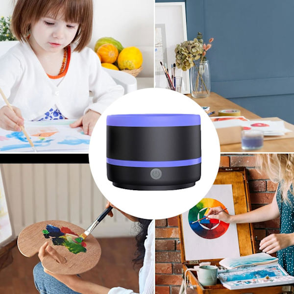 1 st blå elektrisk sminkborste rengöringsmaskin för sminkborstar | V