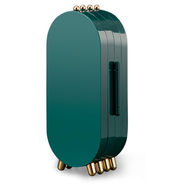 (Grön) Smyckesställ Flerlagers förvaringsbox för skrivbordssmycken