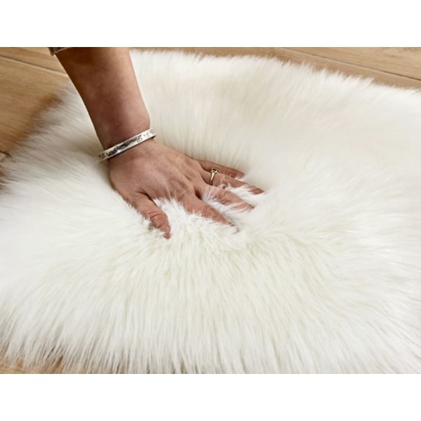Plush Faux Fur Julgranställsöverdrag Julgranstäcke Hjärtformat