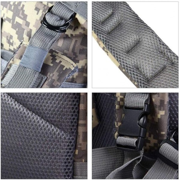 Militär ryggsäck i nylon för män 30L Vattentät Anti-Insect Tactical