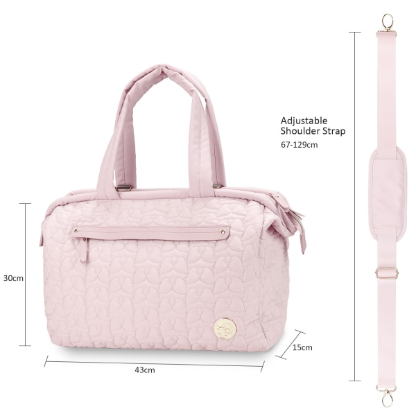 rosa baby handväska