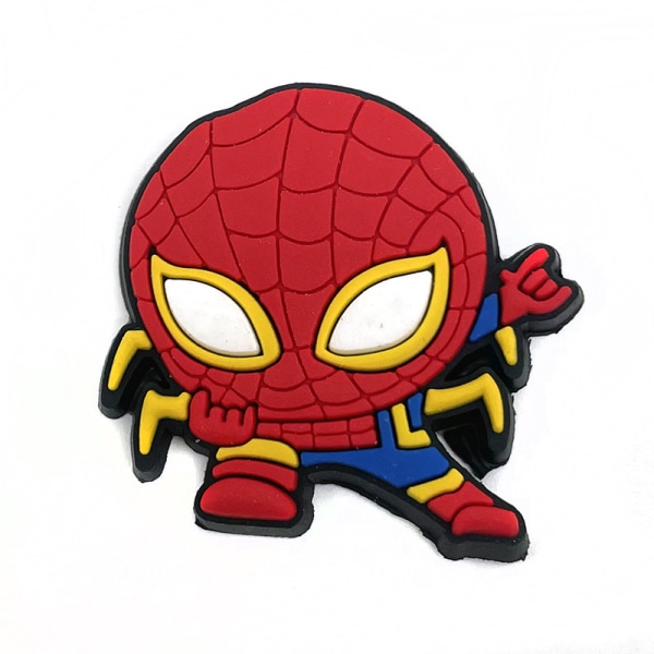 13st Spider-Man Superhero Söta Crocs DIY PVC Skotillbehör