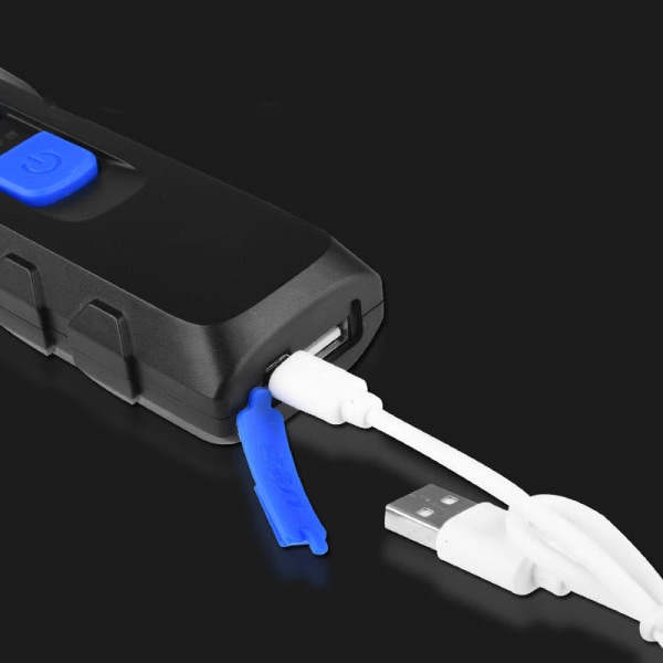 LED-arbetslampa USB uppladdningsbar ficklampa, Portable Workshop Lam