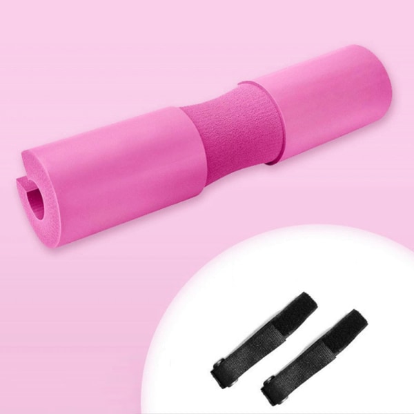 1 st Pink Barbell Squat Neck Rack Kudde Skum Axelpadda