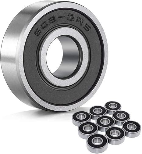 10 st kullager dubbelskärmade spårkullager ABEC-9