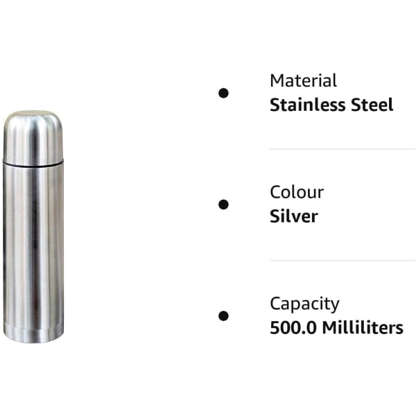 Rostfri stålkolv Fine Elements Drick upp till 500 ml Vacuum Fla