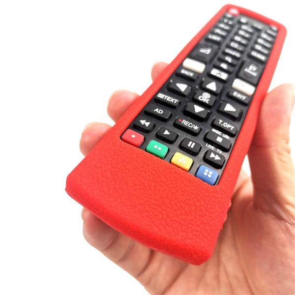 Fjärrkontrollskydd, för LG AKB75095308 Universal Remote Red