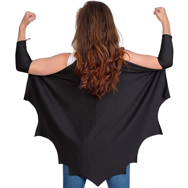 Vampyrfladdermusvingar (130 cm), svarta, Halloween-utklädningskläder för barn, tillbehör för barnkläder