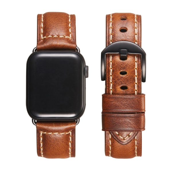 Smartwatch Armband Äkta läderarmband för Apple Watch