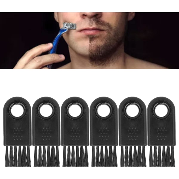 6st Rengöringsborste för elektrisk rakapparat, ömsesidigt fungerande rakapparat Cleani