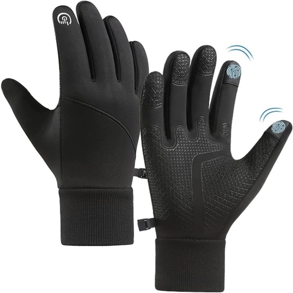 L Thermal för vinter, vindtäta vattentäta handskar Anti-sl