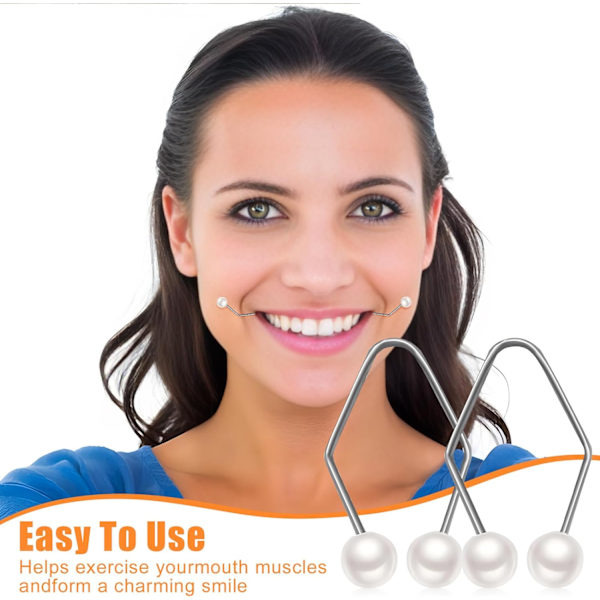 （svart）Dimple Maker 2 st Dimple Trainer Ansikts Dimple Trainer Kind Dimple Träning Verktyg Ansikts Leende