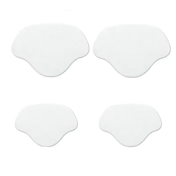 4-pack vita hälsskydd/skoreparationsplåster, 2 storlekar