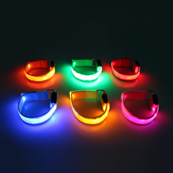 LED Armband / Reflexband-röd