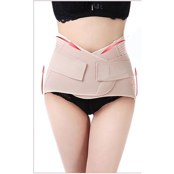 Magbälte för postpartumstöd, stretchigt bukbälte (1 st)