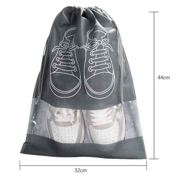 Skobag för resor, vattentät, dammtät, av non-woven tyg
