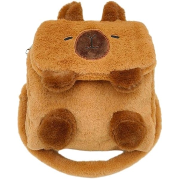 Plush Crossbody Väska för Flickor, Kapibara Axelväska, Söta Barnväskor
