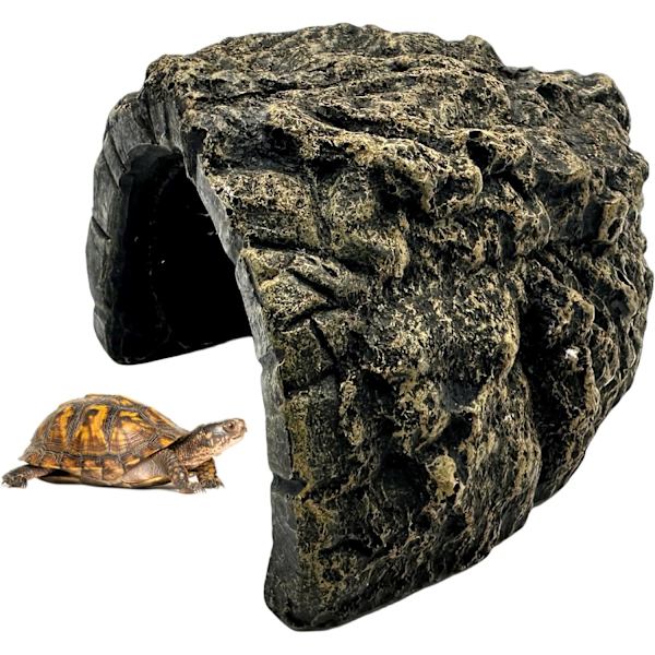 (Rock Hide Cave) Akvarie Dekorationer Fisk Hideout Hus Ly Shelter Betta Cave