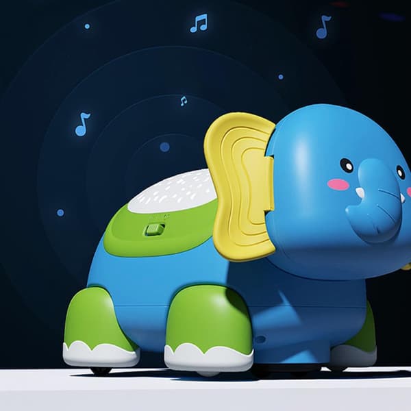 Babykryptoleksaker Krypguider Lekleksaker Elefant