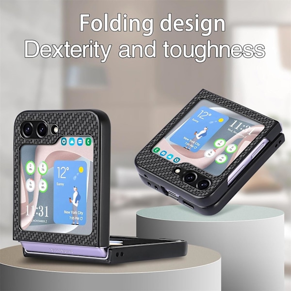 Flip Case Smartphone Case, Ultra Thin Durable Hard PC Case Case för Galaxy